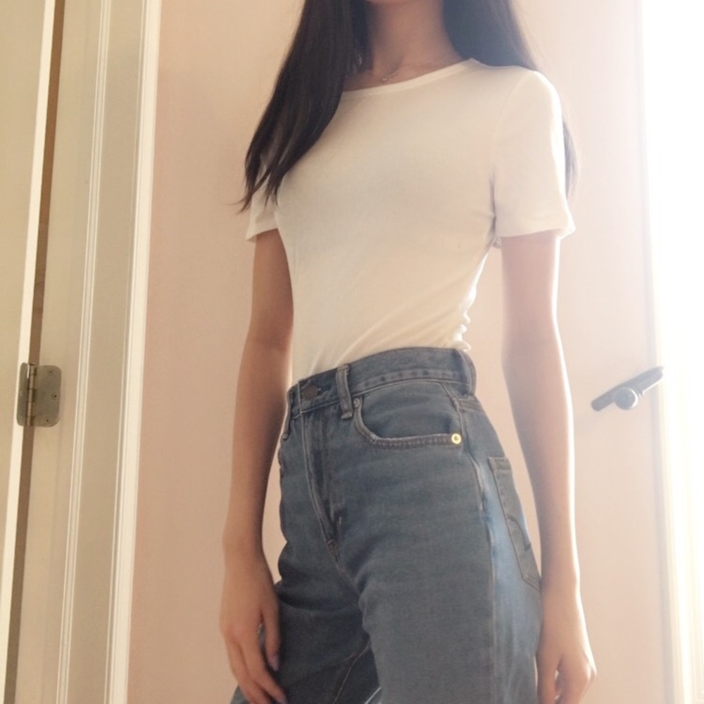 Forever 21- Knit Bodysuits (Pink + White+ Maroon)